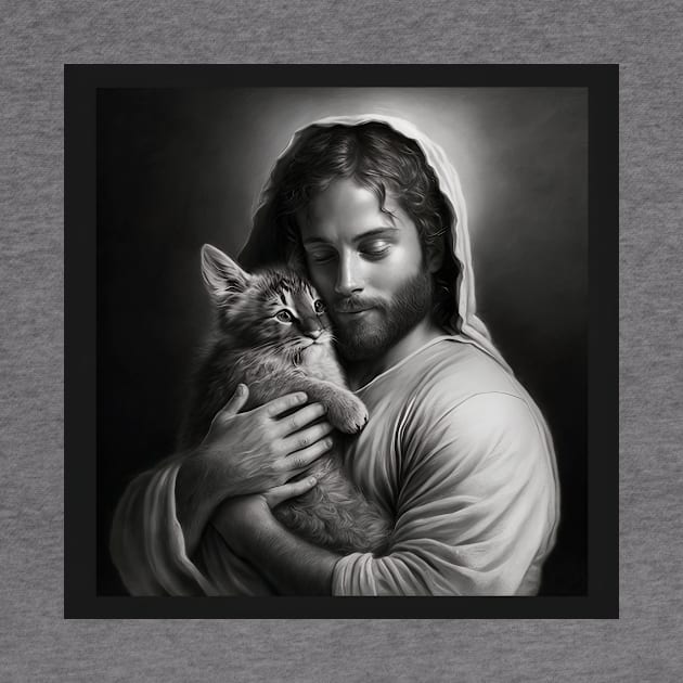 jesus loves cats by kakimonkey